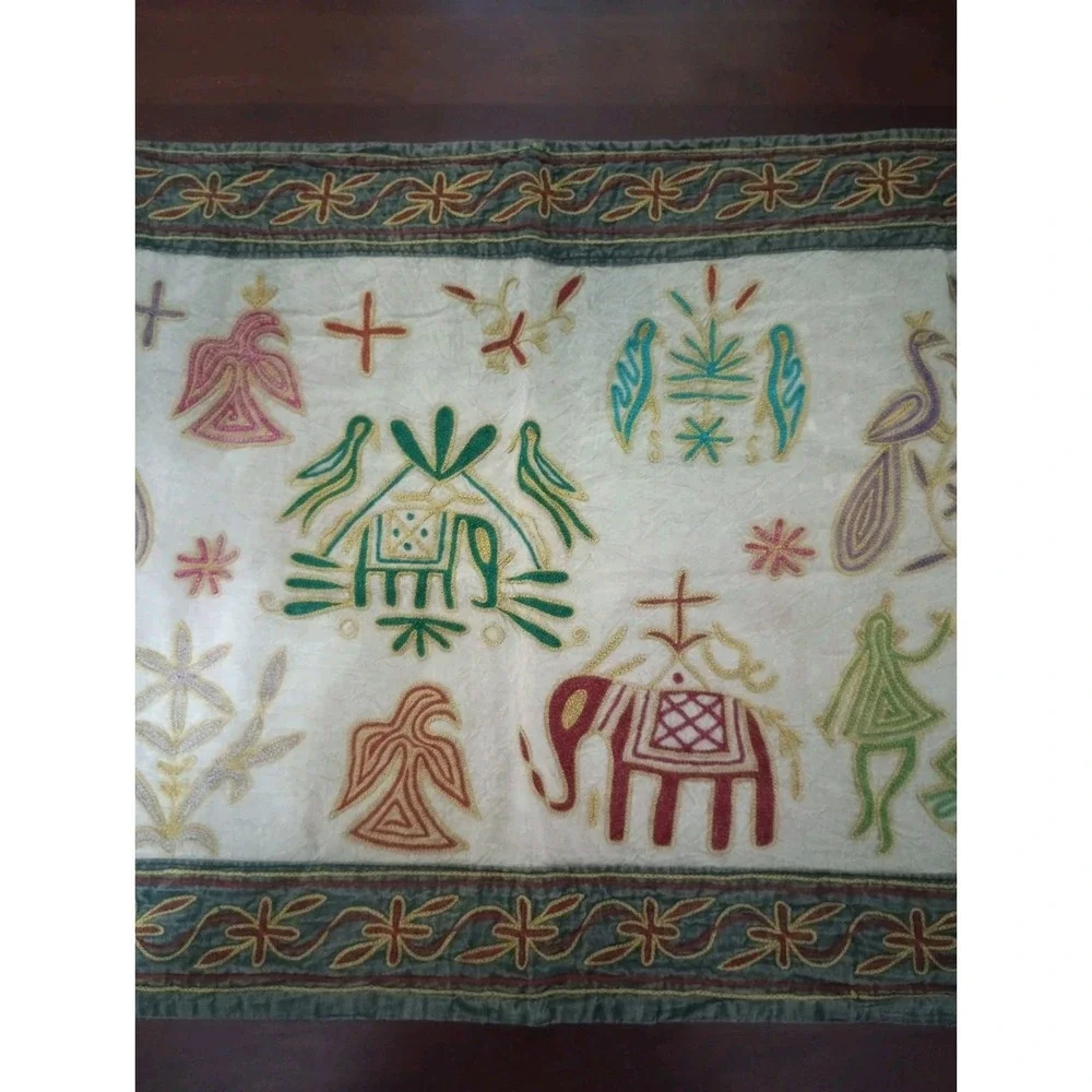 Embroidery Toran Festival Door Decor Wall Hanging Tapestry 20